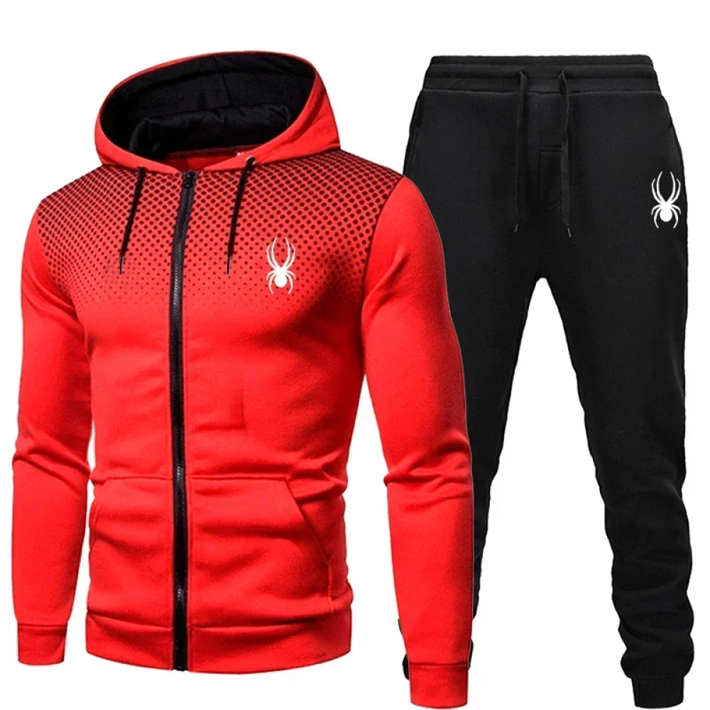 Men Hooded Jogging Set 4