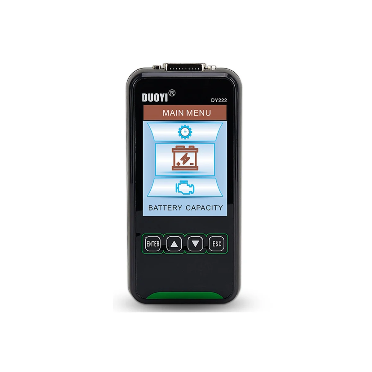 

DUOYI DY222 Car Battery Capacity Internal Resistance Performance Test Battery Tester