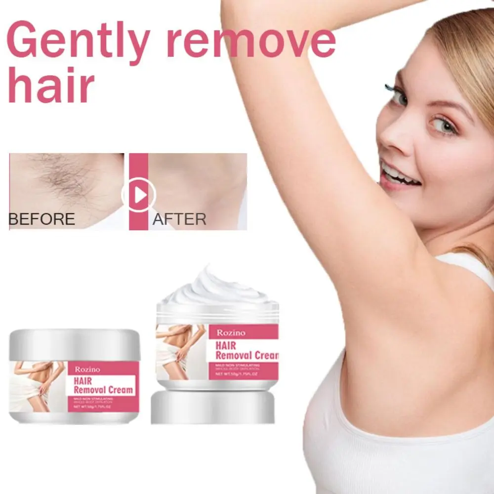 

Painless Hair Removal Cream Non-Irritating Full Body Repair Depilatory Cream Gentle Skin Care for Lips Armpit Legs Arms