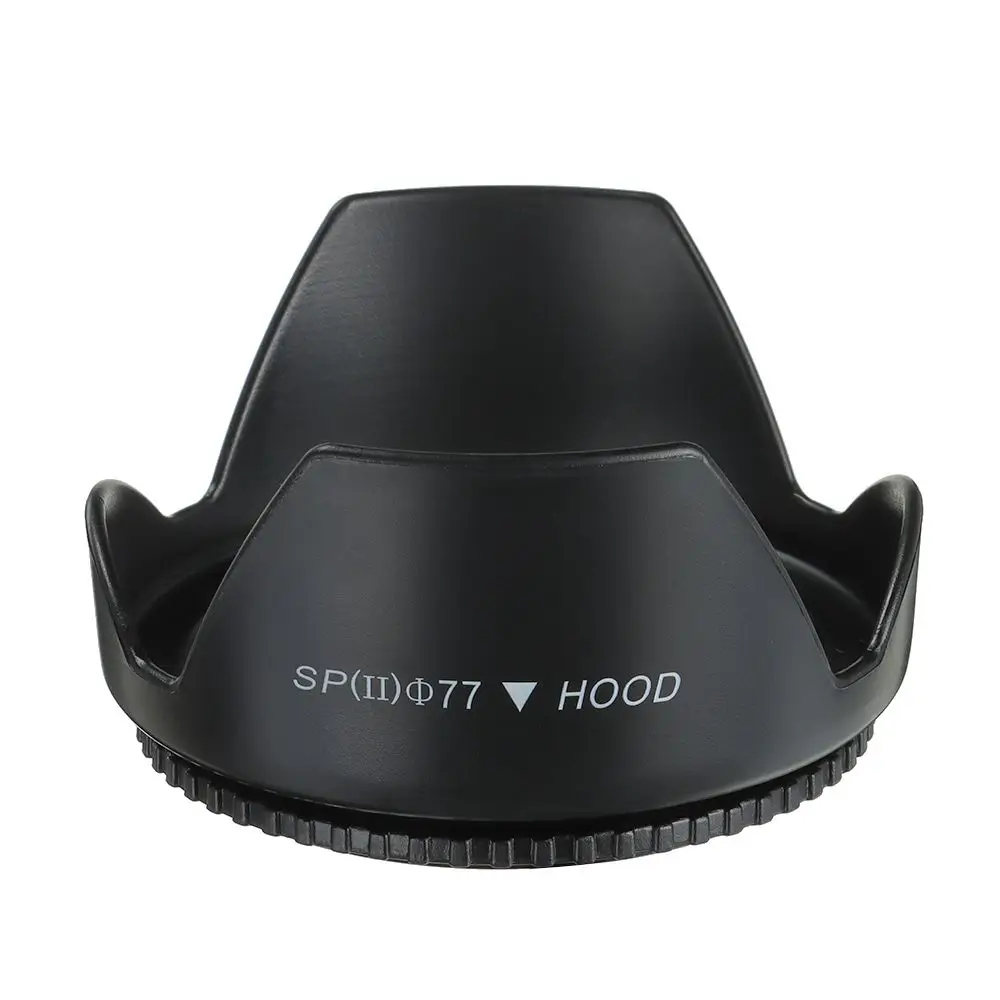 Universal Black Camera Lens Sunshade Hood