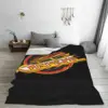 Vancouver Hockey - Retro Canucks Skate Blanket Fleece Warm Sofa Throw Blankets For Couch Bedding Office Throws Bedspread Quilt 4