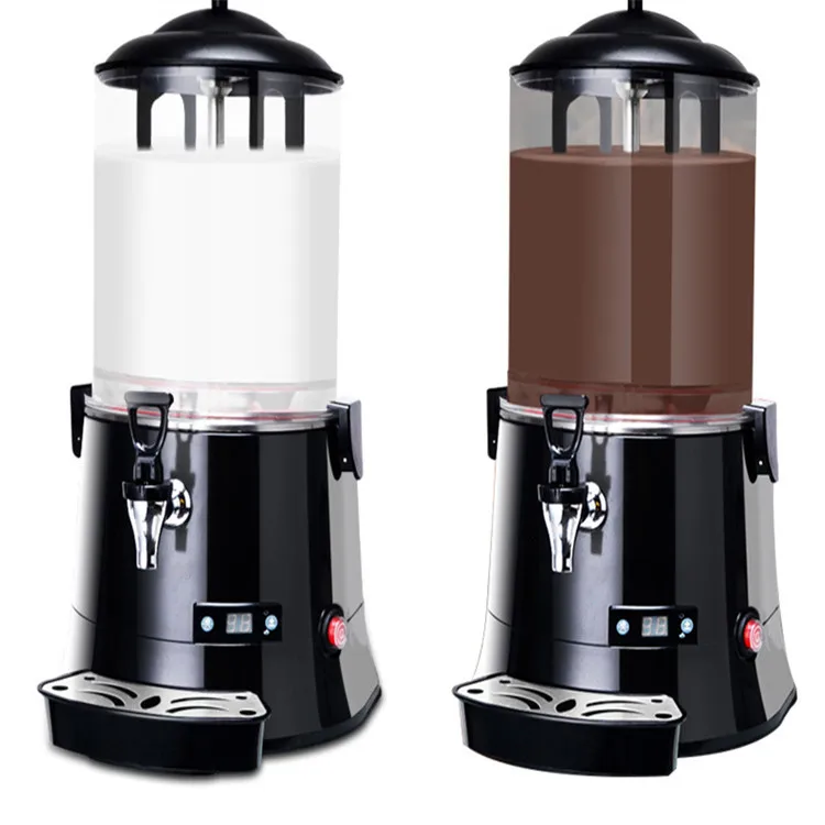 5L Hot Chocolate Dispenser CE Electric beverage ABS PC Bain Marie Coffee  Mixer