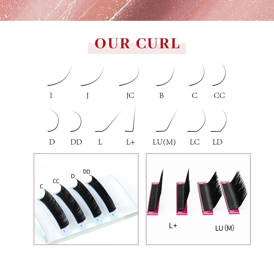 AGUUD 5 Trays/Lot NEU Super Mattschwarze Einzelwimpernverlängerung Premium Faux Mink Natürliche Weiche Mega-Volumen Klassische Wimpern – Detail 22