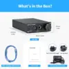 Fosi Audio Q5 DAC Converter USB Digital-to-Analog Adapter ESS9018K2M Decoder & Headphone Amplifier & Mini Stereo Preamplifier 5