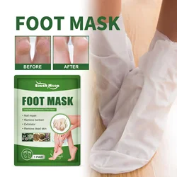 ๊ฐ์ง์ ๊ฑฐ๊ธฐ 1 Pair Foot Peel Mask Feet Exfoliating Mask Foot Spa Socks Scrub for Remove Dead Skin Exfoliating Heels Foot Peeling Mask