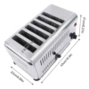 Sweetmile Commercial Bread Maker Machine 1.2 Inch Slot for Breakfast Silver Toaster Home Stainless Steel Bread Baking Machine 2