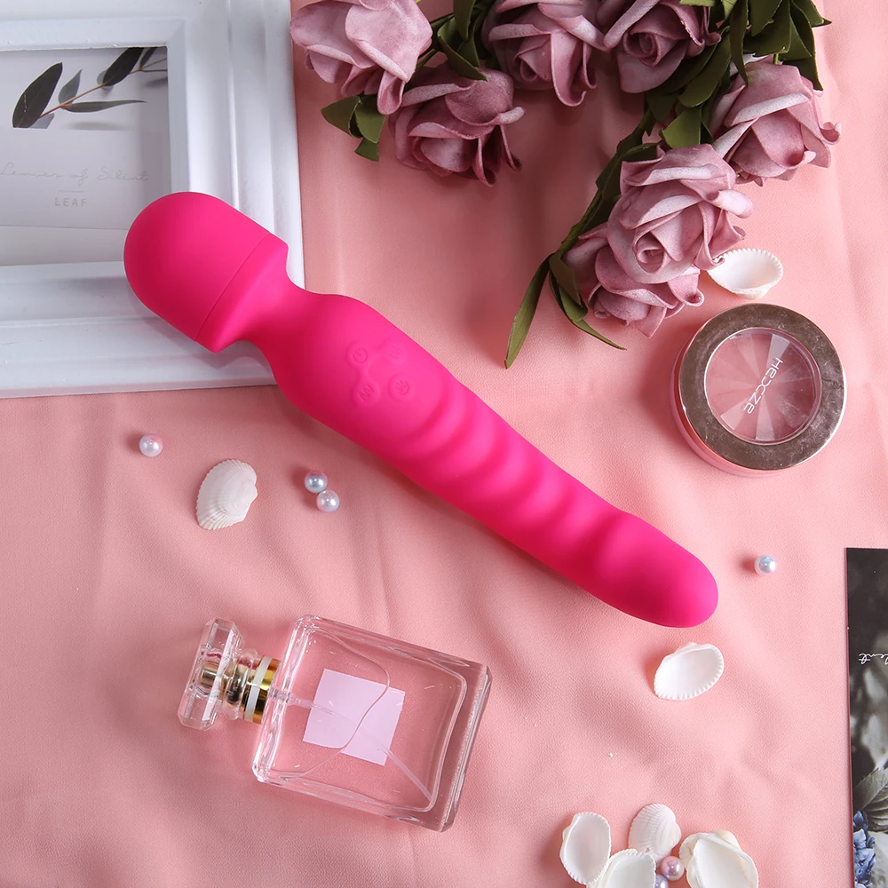 Potężny wibrator Dildo Różdżka Kobiety Łechtaczka Stymulator sutków Masażer punktu G Zabawki erotyczne dla dorosłych do masturbacji_voghion.com