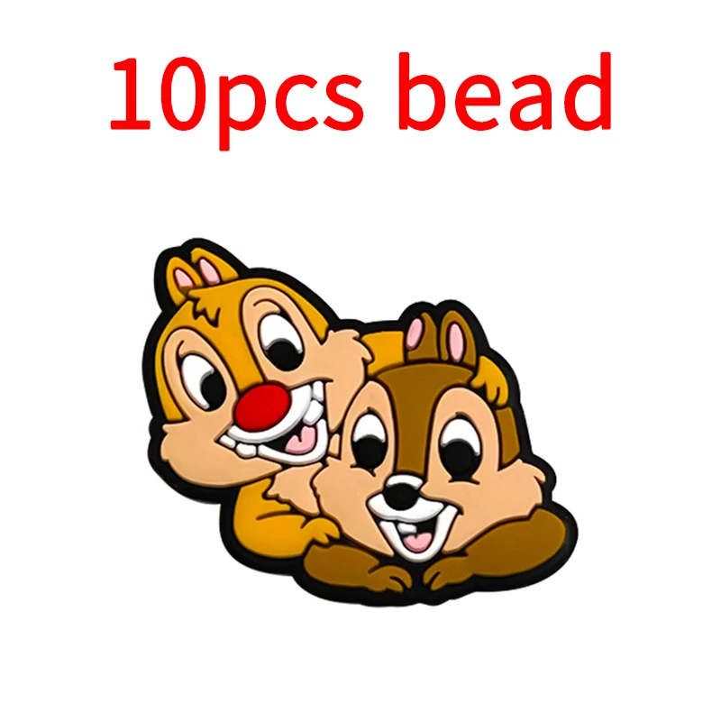 Disney Silicone Bead Baby Pacifier Bead Holder Silicone Dummy Pacifier Chain Accessories BPA-Free Customized 10pcs