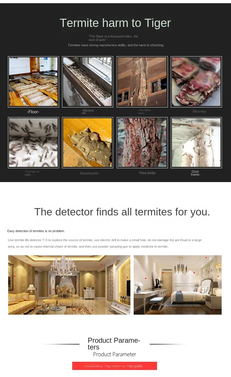 Termites Life Detector Microwave Detection Accurately Locate Wood Walls Find Whi