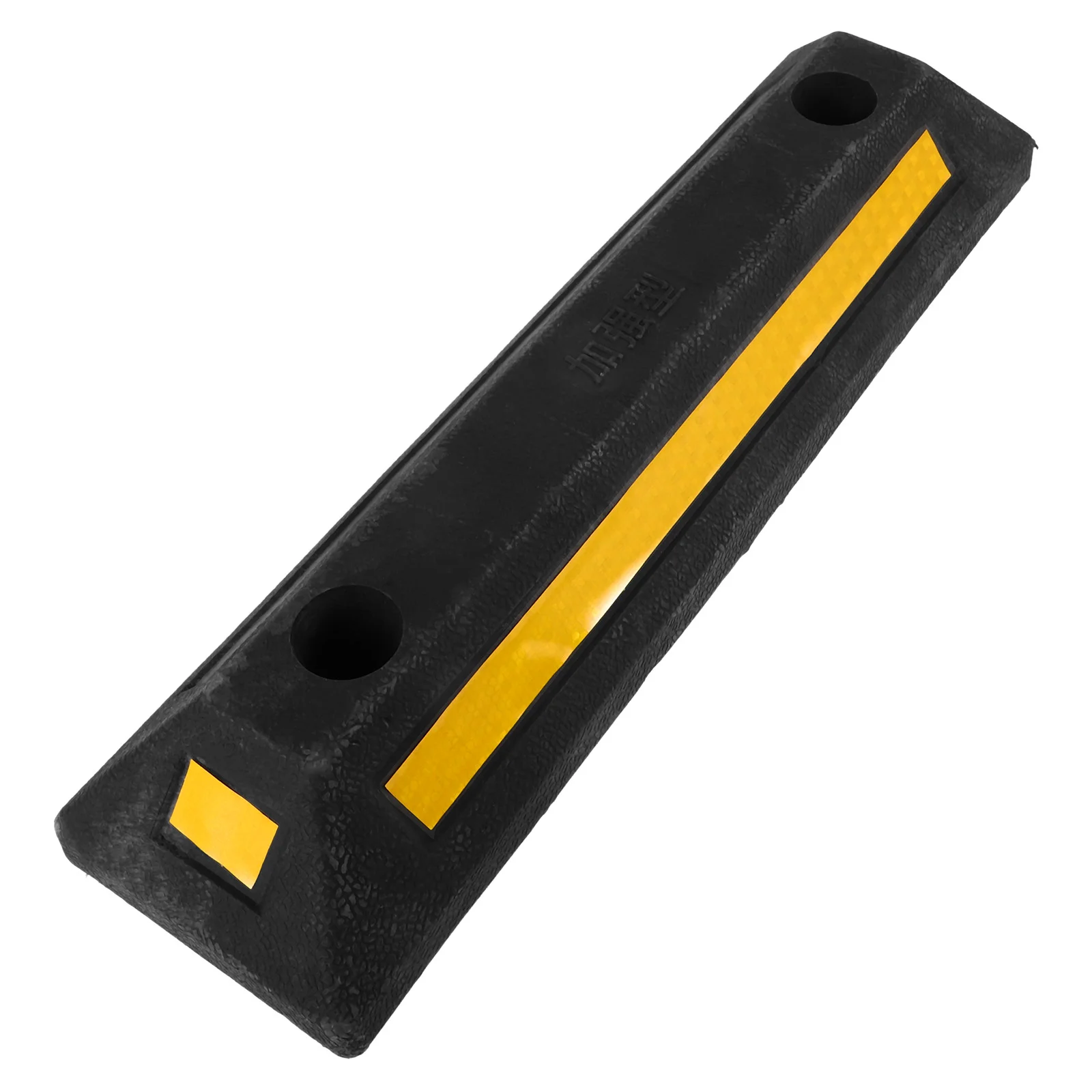 Rubber Stopper Car Garage Wheel Tire Stops for Floor Stoppers Parking Curb Heavy Duty Guide with Reflective Tape Accessories
