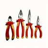 1000V Insulated Electrician Pliers 6/8 Inch Combination Long Nose Diagonal Steel Wire Cutting Hand Tools for Electrical Repair