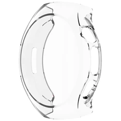 All-Around Soft TPU Screen Protector Case for Smartwatch - Protective Bumper Cover Accessories (Clear)