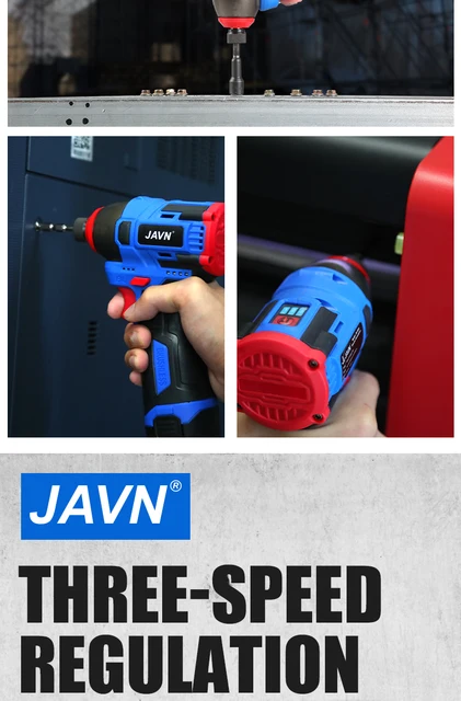 Javn 16v Electric Mini Drill Screwdriver 160n.m Impact - Temu