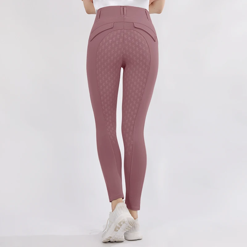 Western Full Seat Competition Horse Riding Tights Pocket Women Horseback Breeches Riding Pants Equestrian Leggings 5