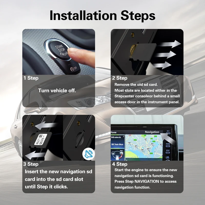 Mazda CX-5 CX-60 2022+ 최신 지도 버전 네비게이션 SD EU 러시아용 GPS 카드