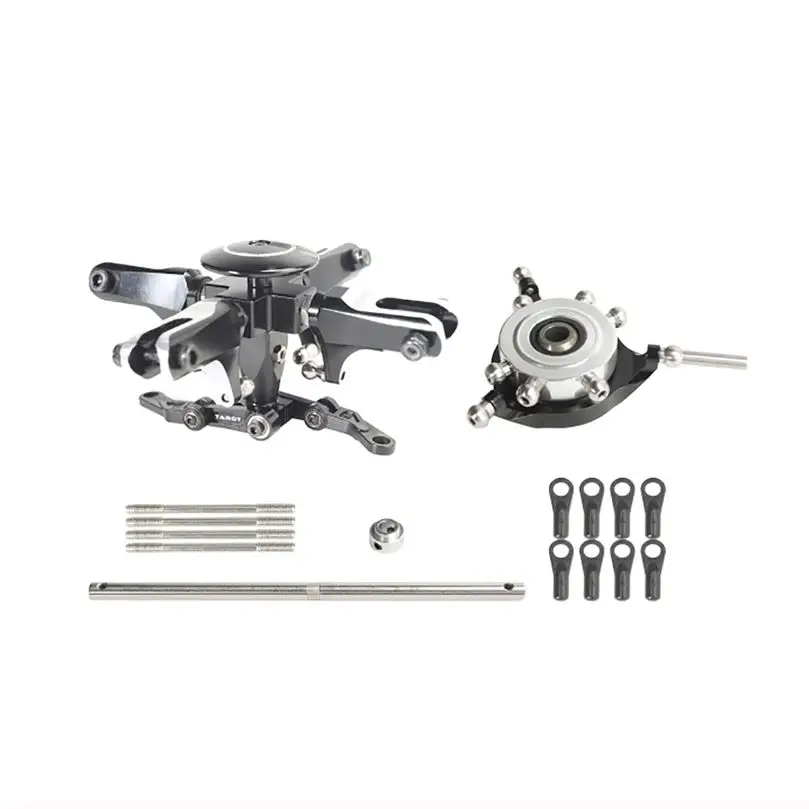 

Tarot--RC Aluminum Alloy CNC 450 500 Helicopter Quadcopter Rotor Head Set With Swashplate Black TL45053