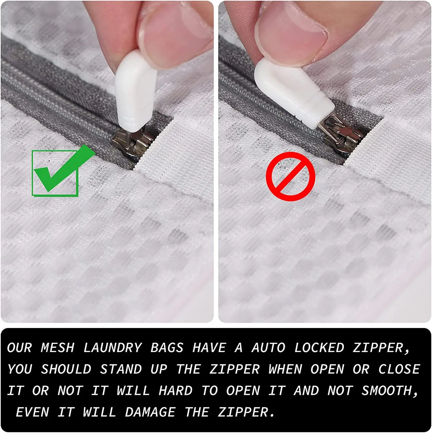 Mesh Laundry Wash Bags for Delicates with Non Rust Zipper Bolsa Lavadora 6