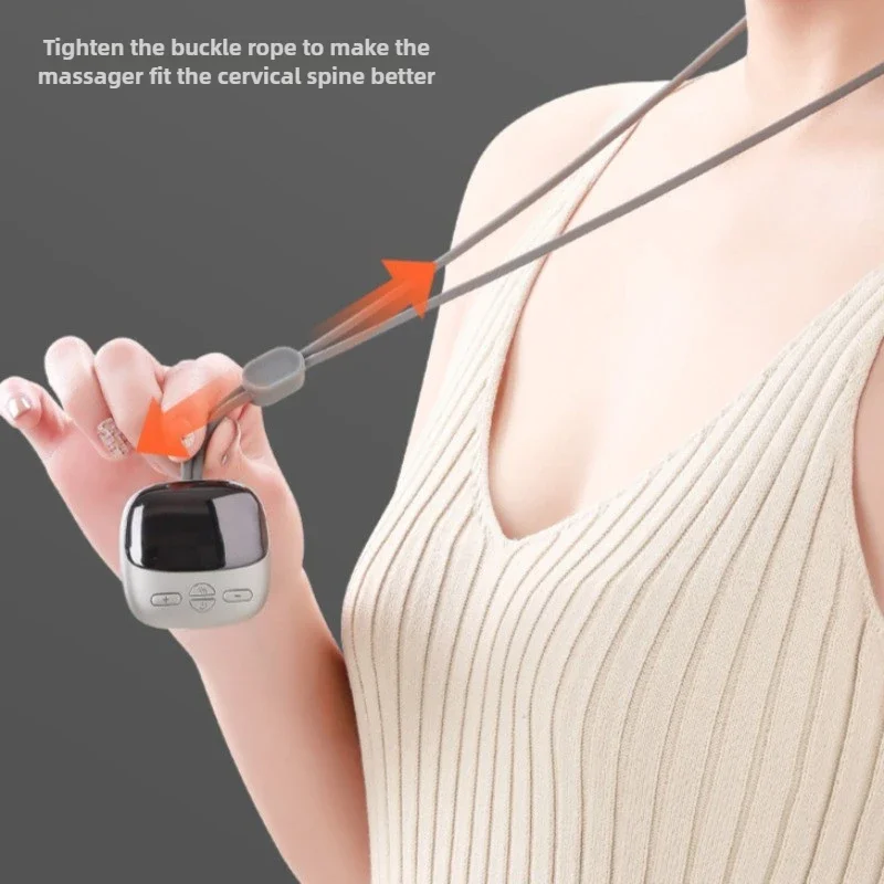 Smart Hanging Neck Shoulder Cervical Spine Massager Hot Compress Neck Artifact Dredging Spine Neck Protector