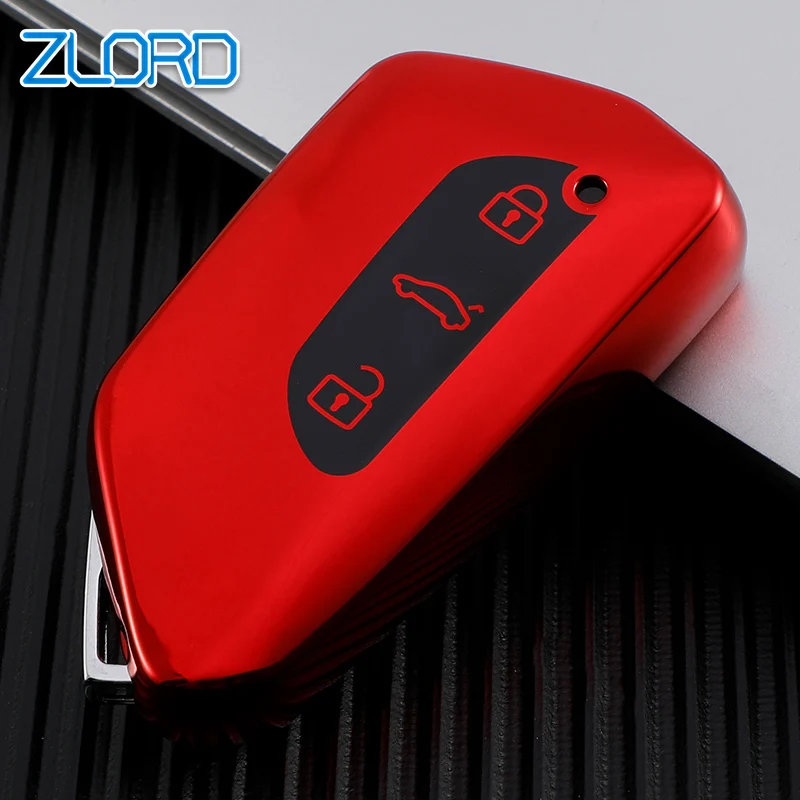 

Мягкий ТПУ чехол для автомобильного ключа с дистанционным управлением для VW Volkswagen Golf 8 2020 Skoda Octavia A8 2021 SEAT Leon MK4 аксессуары
