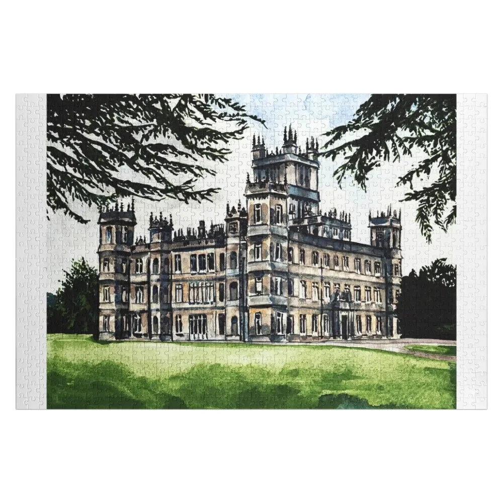 Downton Abbey Castle Jigsaw Puzzle Custom Name Child Toy Personalised Name Novel Toys For Children 2022 Puzzle