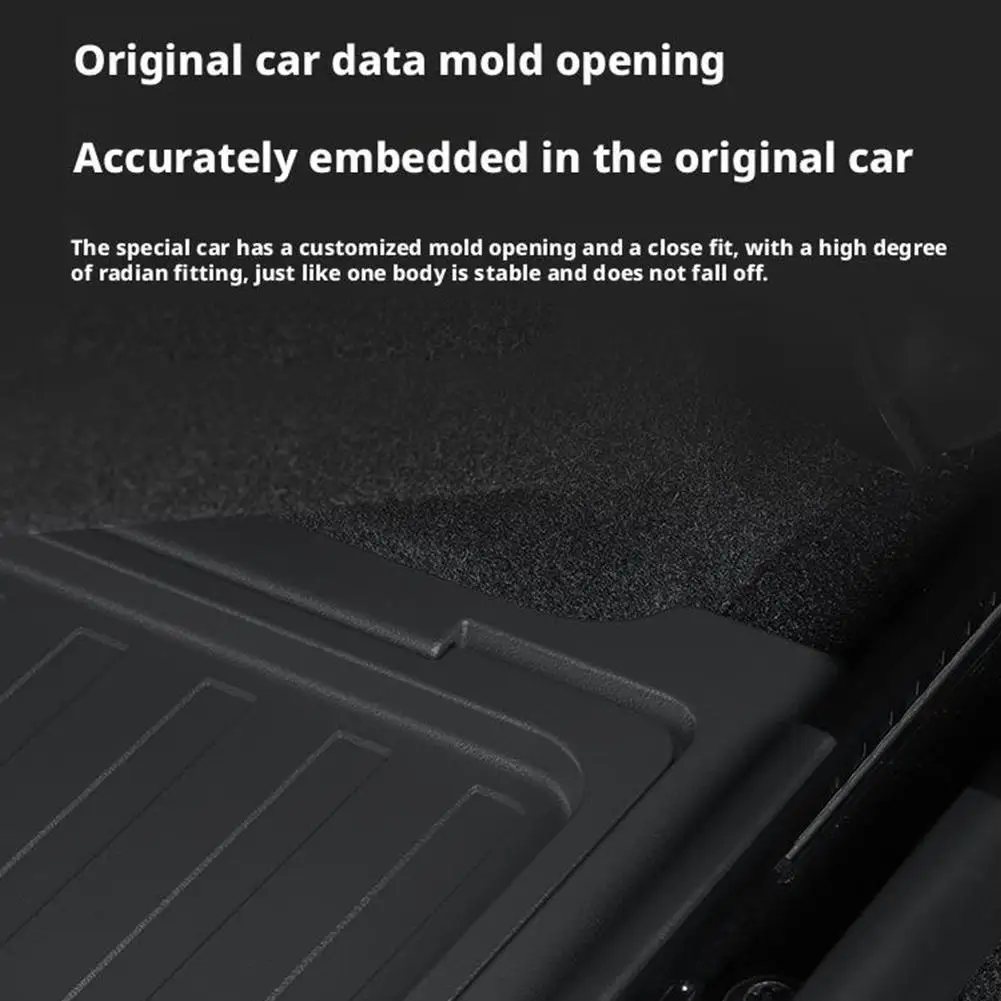 TPE Rücksitz-Aufbewahrungsbox für Tesla MODEL Y Juniper Launch 2025-UP Organizer Mittelkonsole Fächer Rücksitz-Müllbehälter Zubehör – Detail 15