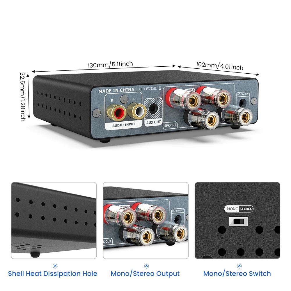 wiim amp chpset confirmed class-D amplifier chip is TPA3255. same as aiyima  A07 and Fosi Audio bt20a : r/BudgetAudiophile