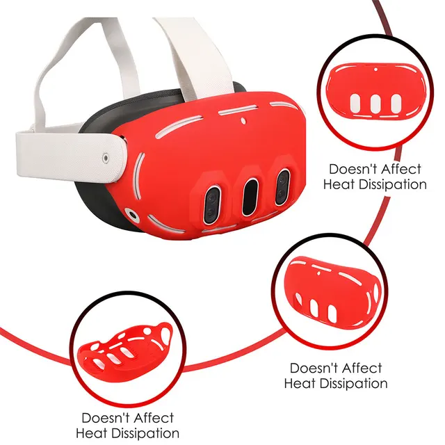 フェイスカバーとレンズカバー 3-in-1 メタオキュラスクエスト3設備に対応 フェイスカバーとレンズカバー 3-in-1 メタオキュラスクエスト3