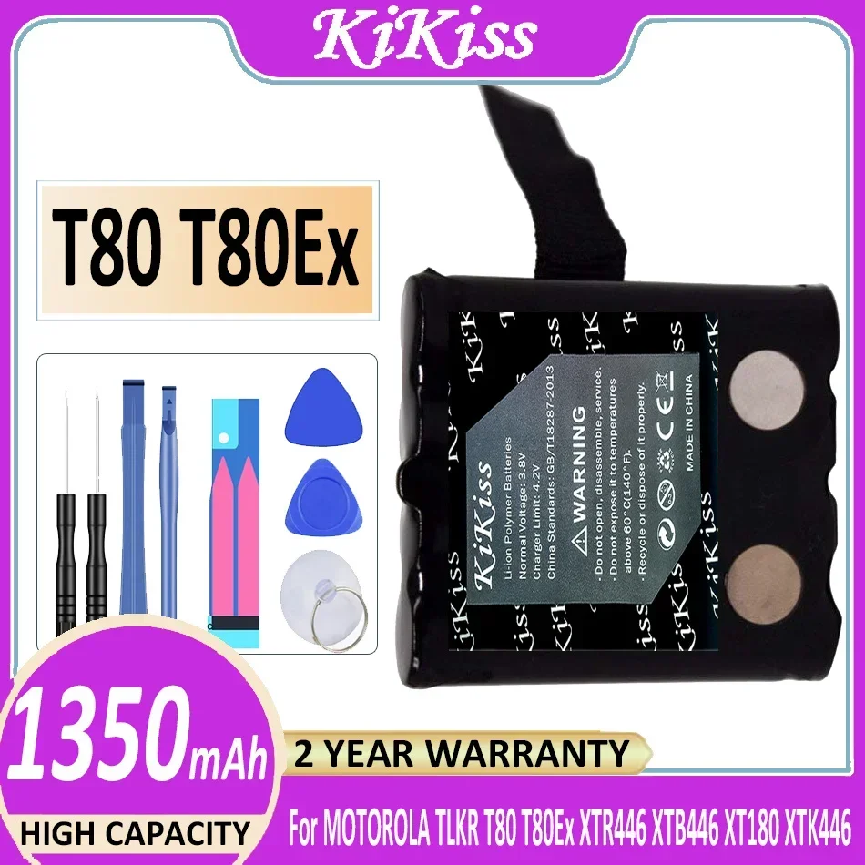 Batteria Kikiss Ixnn4002B Per Motorola Tlkr T61 T81 T5 T6 T7 T8 T50 T60 Tlkr T80 T80Ex Xtr446 Xtb446 Xt180 Xtk446 Radio