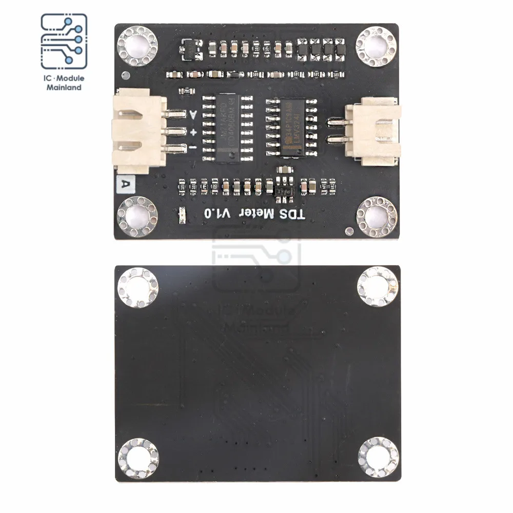 

DC3.3-5.5V Analogue TDS Sensor Module Liquid Detection Water Quality Monitoring Arduino Compatible