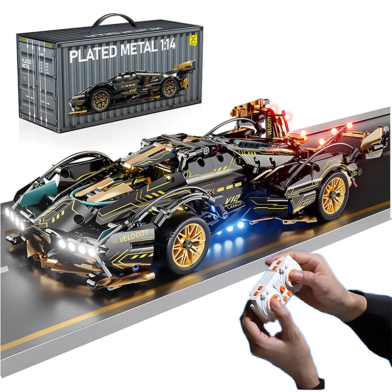 2024 ブラック V12 ブロック ロードスター RC テック レーサー 1