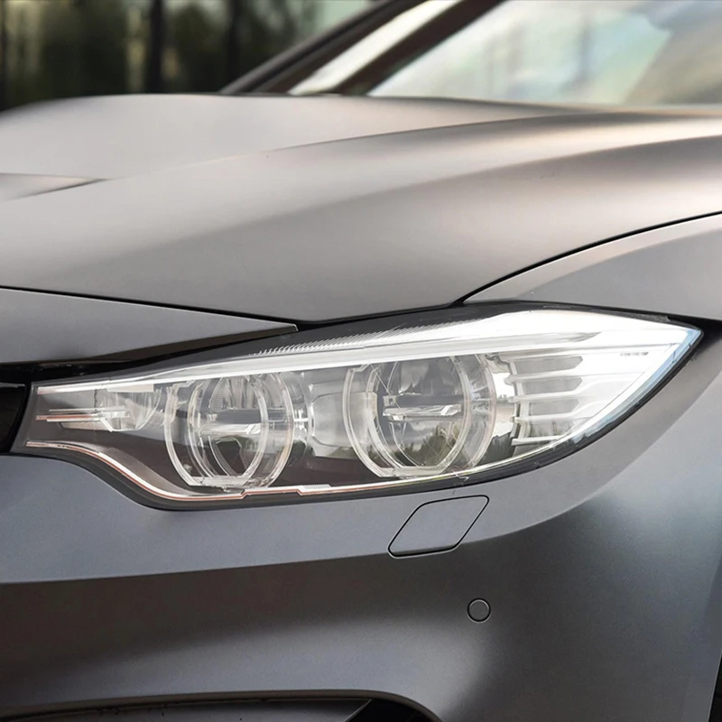 

Защитная пленка для автомобильного налобного фонаря, виниловая прозрачная ТПУ-палка, дымчатый черный прозрачный для BMW M4 F82 F83 2014-2019, автомобильные аксессуары