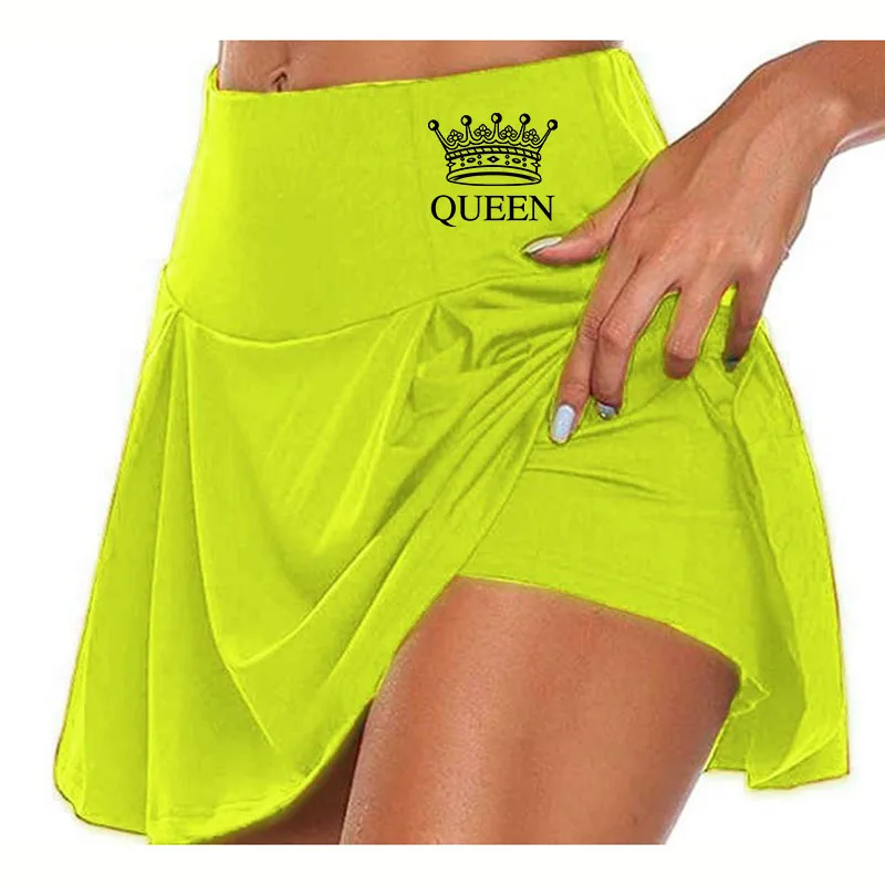 

High Waist Women's Yoga Shorts New Quick Drying Sports Tennis Dance Fitness Running Cycling Fitness Gym Short Skirt