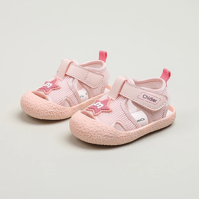 Baby Boys Girls Summer Sandals Non-slip Soft Sole Toddler Sandals Breathable Sweat