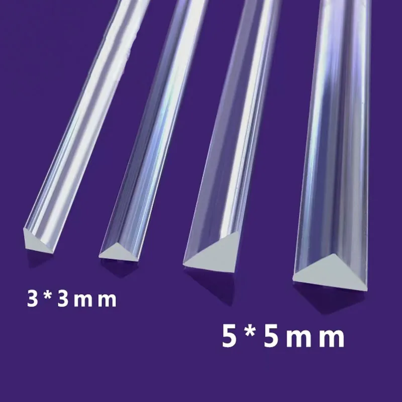 Bastoncini Acrilici Trasparenti 12 Pezzi - 10x250mm Per Progetti Fai-da-te E Decorazioni