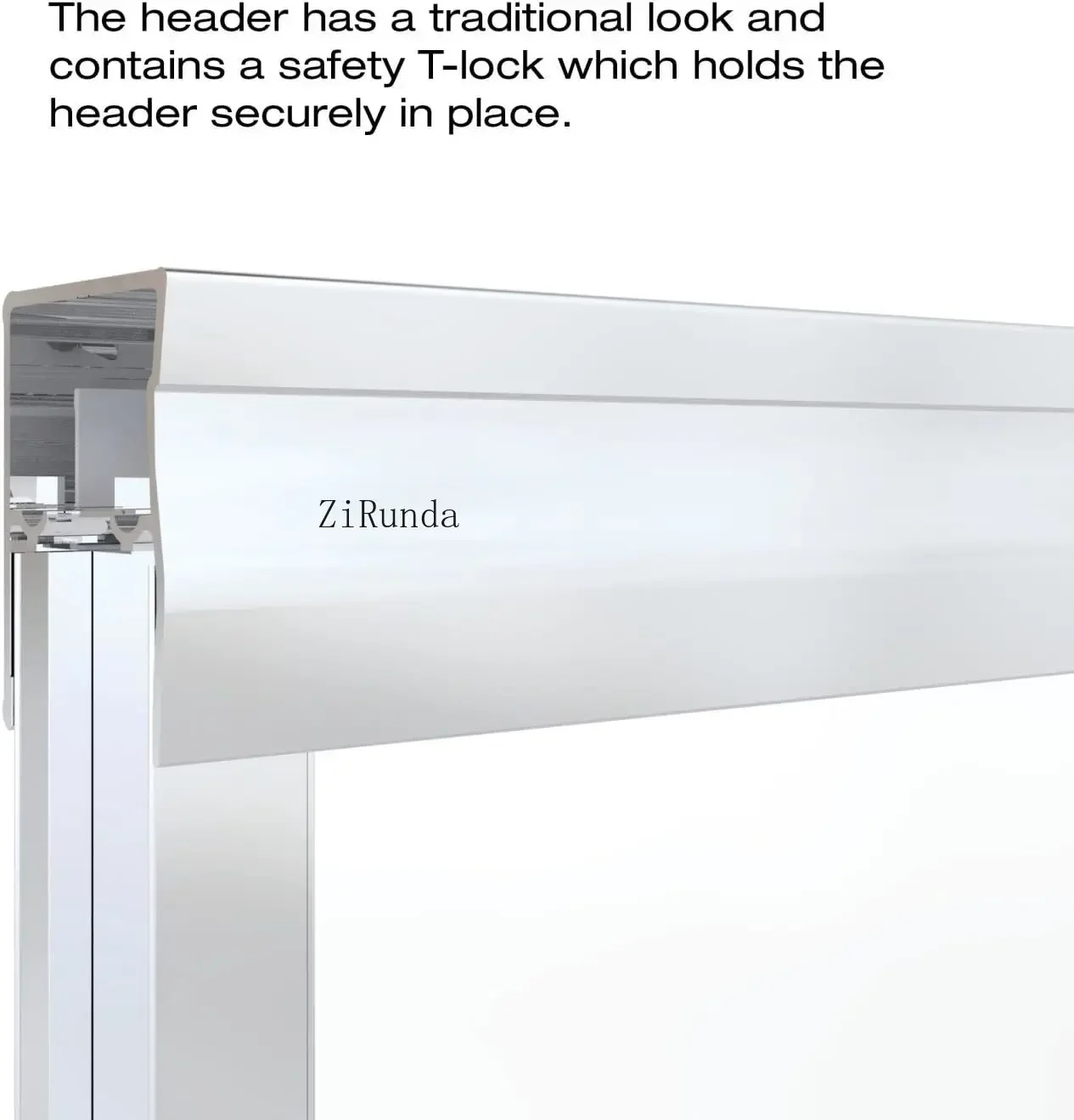 Classic Sliding Shower Door Fits 40 44 inch opening Clear Glass Silver Finish designed to repel water in the shower 6