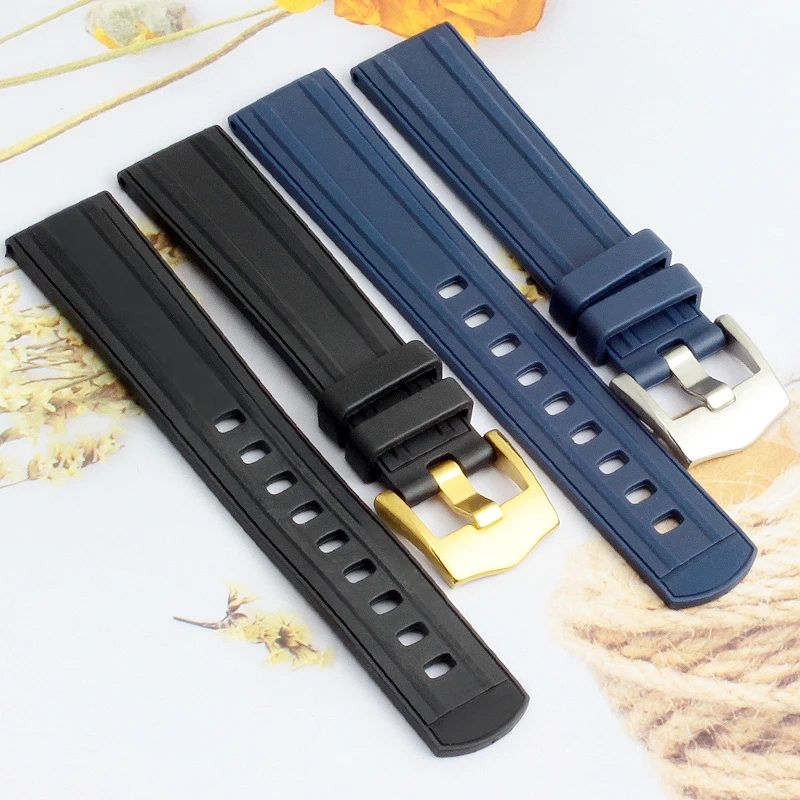 

New Fashion Silicon Rubber Watch Band For Omega SEAMASTER DIVER 300 DE VILLE PRESTIGE DE VILLE TRÉSOR Watch Strap Bracelet 20mm