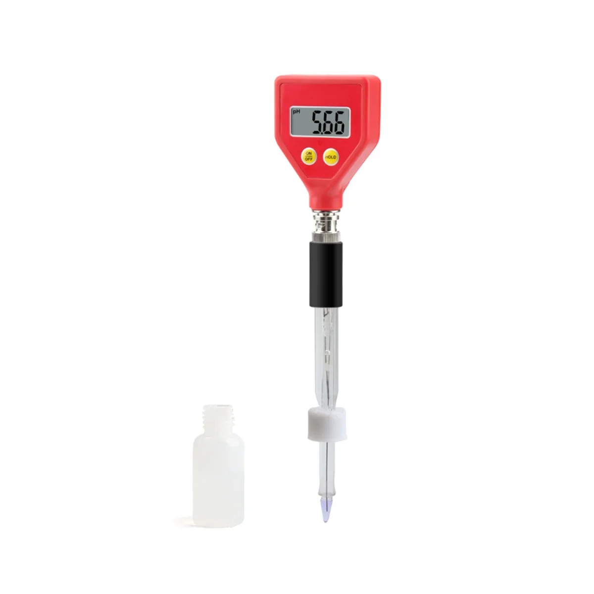 

PH-98108 PH Meter Sharp Glass Electrode Measuring Range 0.00 to 14.00 PH for Water /Food /Cheese /Milk /Soil PH Test