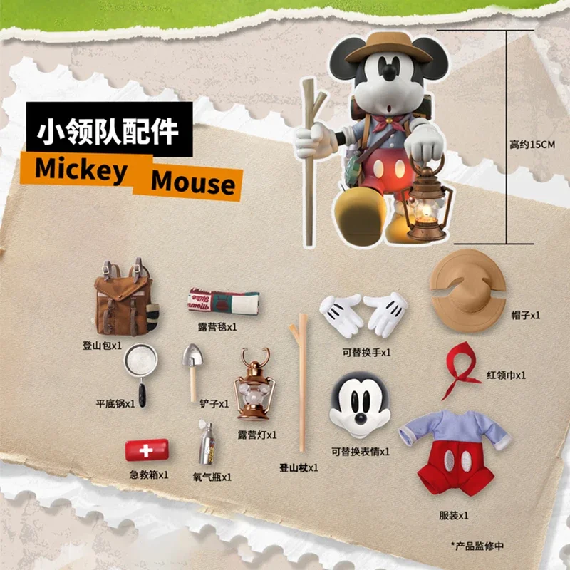 thumbnail image 1 of Disney Mickey Ego Classic Retro Pink Mobile 200% Mickey Mouse Elevator Figura de anime Kawaii Mickey Figurita de PVC Colección Regalos, 1 of 5