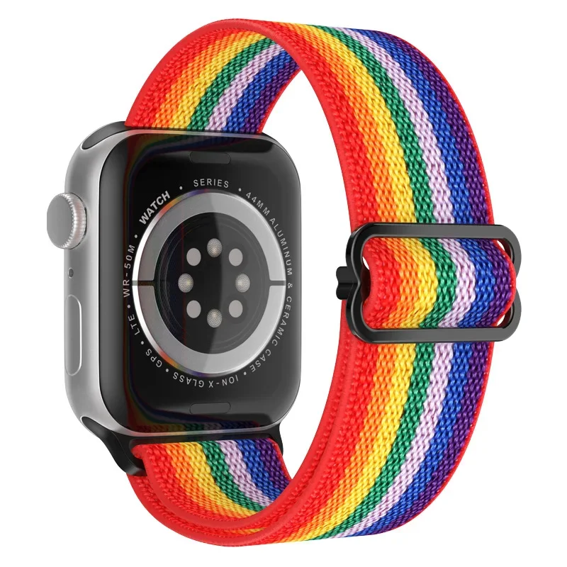 Bohemian Nylon Elastic Shiny Bracelet Strap