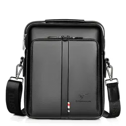 2022 Man Shoulder Bag Fashion Shoulder Messenger Men Bags Leather Office Work Business For Handbag Men Crossbody Bags Portafolio