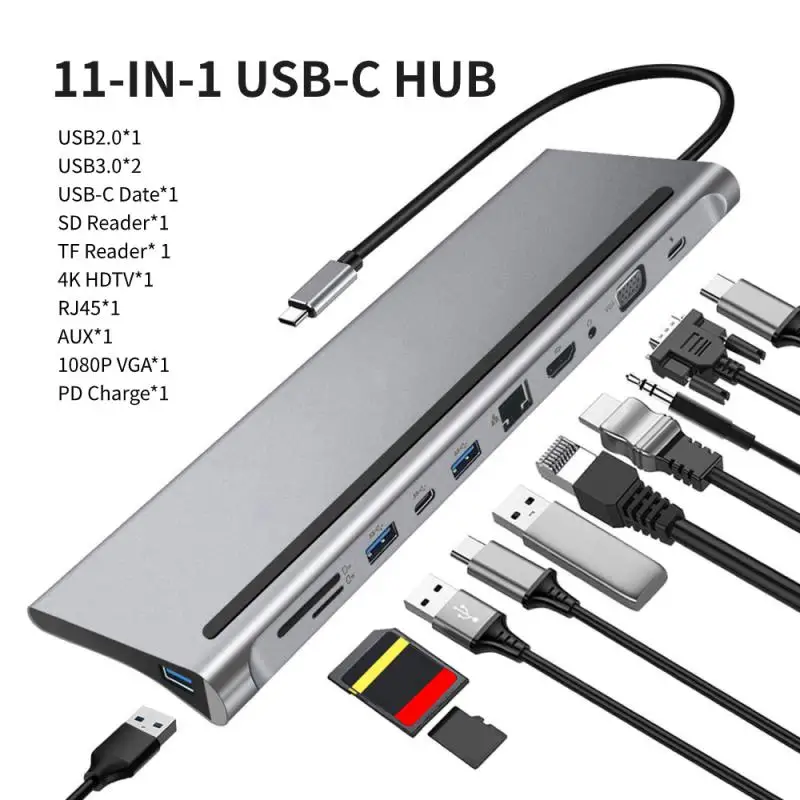 ŷ ̼ USB C  CŸ VGA ,  , RJ45 ̴ SD TF  PD, ƺ ǽ OTG