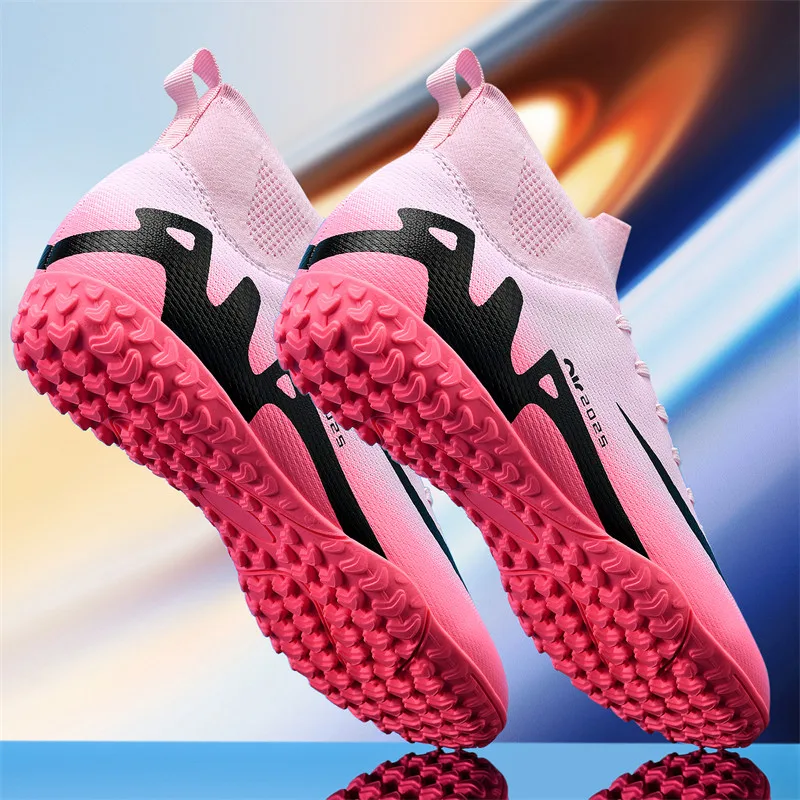 Description Picture 4 of itemNew Men Soccer Shoes Training Shoes Outdoor TF Indoor Football Boots Kids FG Ultra-light Futsal Comfortable Soft Drop Shipping