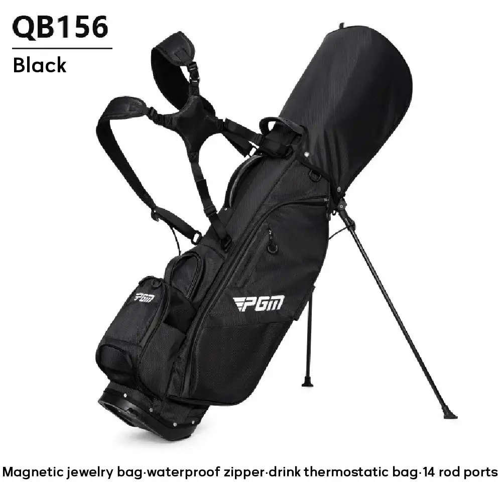 PGM Golf Bag Men Women Multifunction Magnetic Pocket Bending Base Beverage Thermostatic Lightweight Waterproof Bracket Bag QB156 6