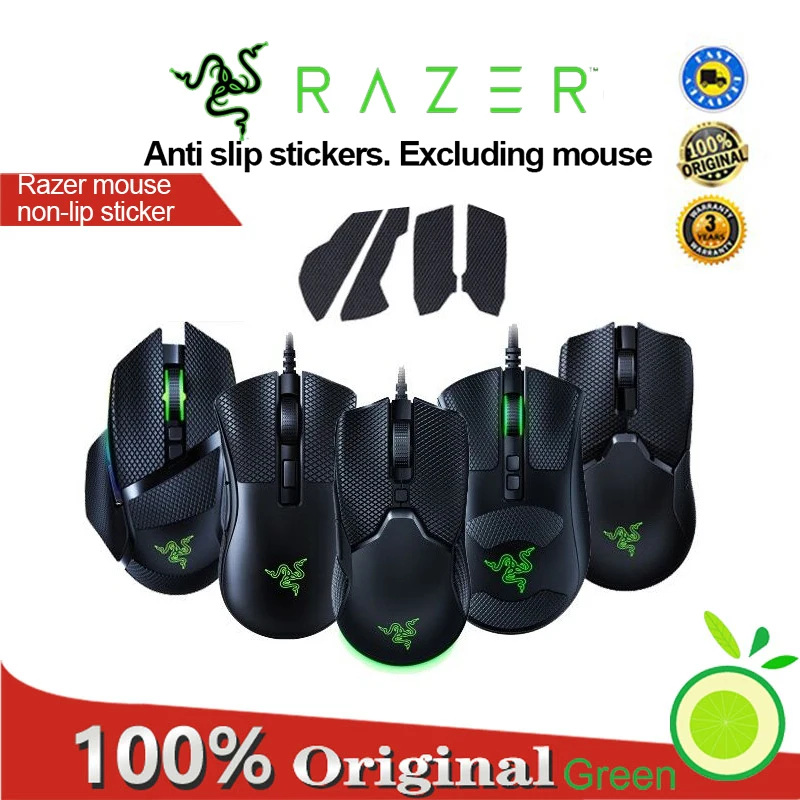 

Razer mouse non-slip patch, DeathAdder V2/Viper Mini/Basilisk X/sweat-absorbent side skirt texture non-slip patch