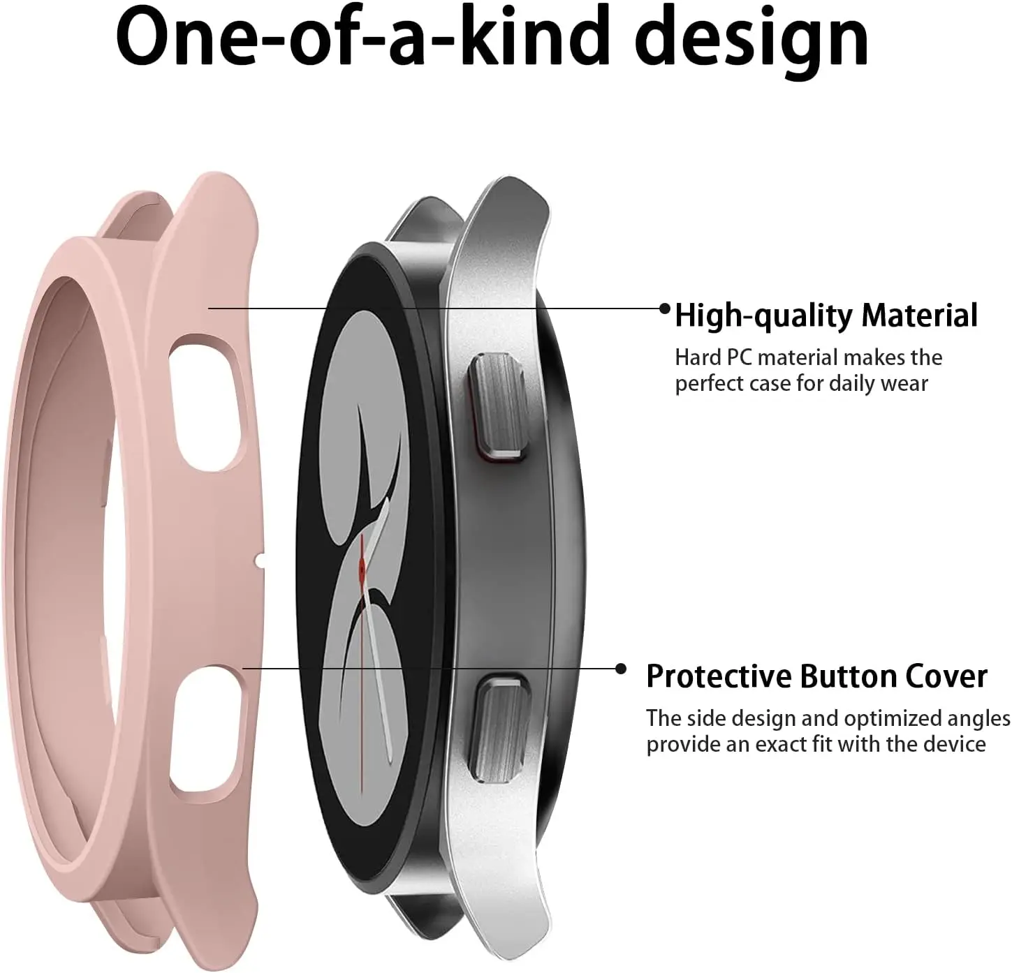 Premium Protective Hard Bumper Shell for Samsung Galaxy Watch 4 & 5