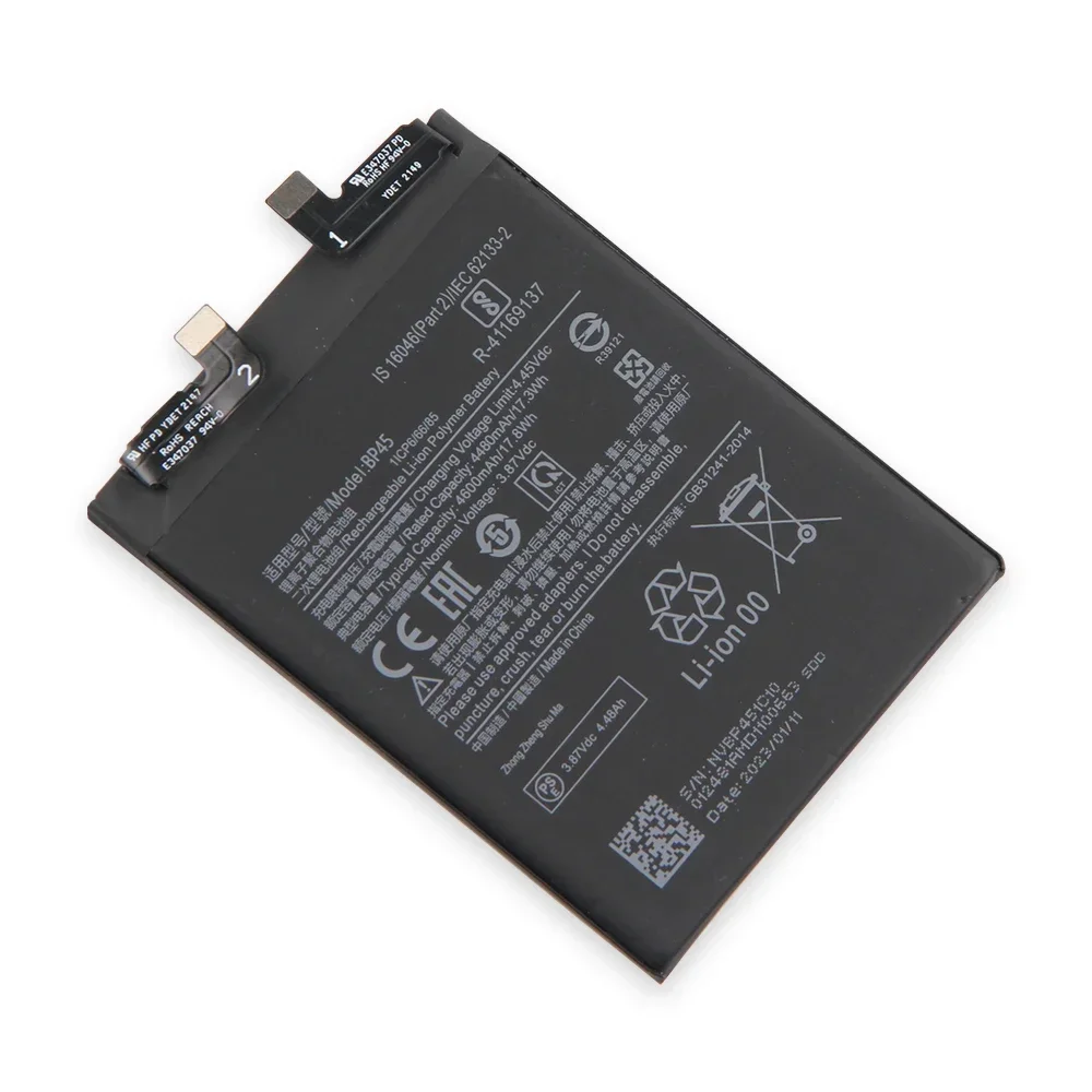 Phone Battery BP45 BP46 BP4B BP4A for Xiaomi Mi 12S Ultra 12Pro Mi12S 12 mi 12X 12SPro 12lite Replacement Battery +Tool 4600mAh