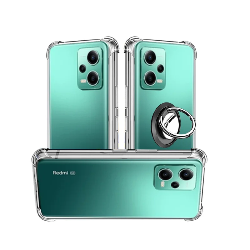 Per Xiaomi Redmi Note 12 Pro 5G Custodia Anello Redmi Note 12 Pro Plus 5G Cover Silicone Per Redmi Note 12 Pro Cover Redmi Note 11 Pro Plus 11 S Custo