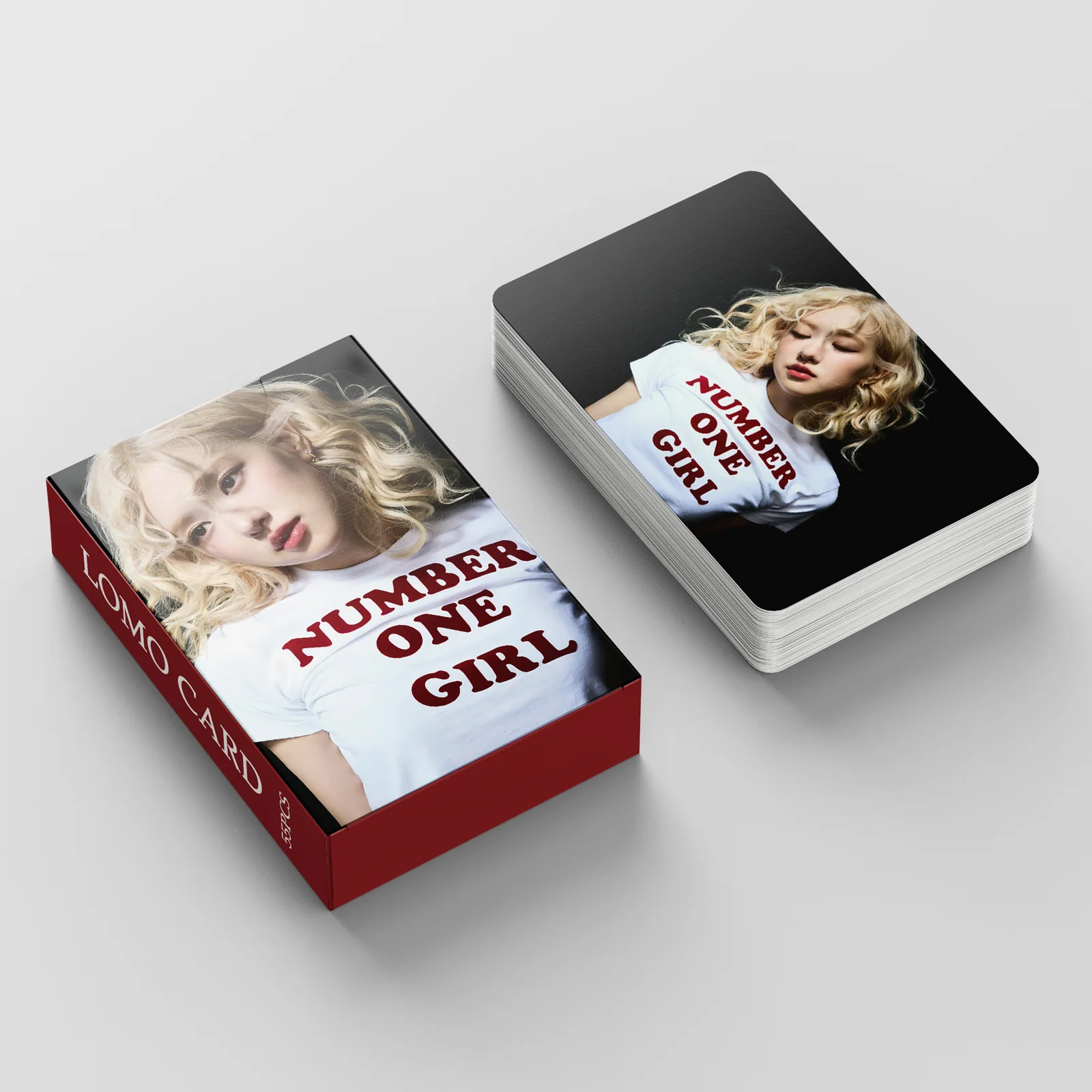 55 ROSE Small Cards Number One Girl Premium Cards Pink Ink