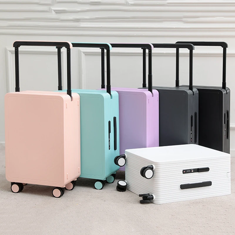 Original Brand Luggage Box with Wide Pull Rod 20 Inch Boarding Travel Bag with Password Lock Suitcase for Trunk ing