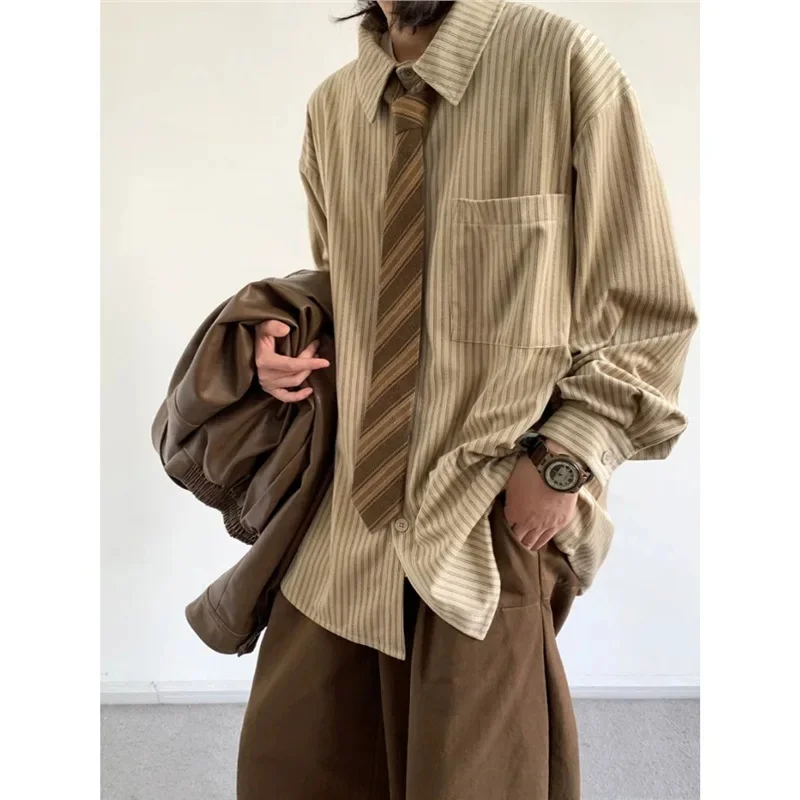 Retro Plaid Jacket for Men And Women Casual Embroidery Loose Fit Autumn College Style Patchwork Outerwear Loose Top Jacket